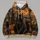 Black Cat Beneath a Harvest Moon for Halloween Parties and Autumn Night Celebrations All-over Print Hoodie (Lightweight) - 4