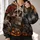 Skull Pumpkin Moonlit Manor for Halloween Nights and Autumn Parties for Gothic Fans All-over Print Hoodie (Lightweight) - 2