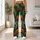 Vibrant Peacock Feather Motifs for Yoga, Pilates and Relaxed Everyday Activewear Leggings - 10
