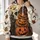 Halloween Pumpkin Stack, Black Cat and Haunted House for Autumn Night Celebrations All-over Print Hoodie (Lightweight) - 2