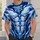 Ice Crystal Muscle Suit for Winter Adventures, Cosplay, and Cold-Weather Fun All-over Print Unisex T-shirt - 5