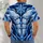 Ice Crystal Muscle Suit for Winter Adventures, Cosplay, and Cold-Weather Fun All-over Print Unisex T-shirt - 6