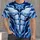 Ice Crystal Muscle Suit for Winter Adventures, Cosplay, and Cold-Weather Fun All-over Print Unisex T-shirt - 4