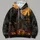 Black Cat Pumpkin Moonlit Haunted House Scene for Halloween Night Party Gatherings All-over Print Hoodie (Lightweight) - 4