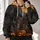 Black Cat Pumpkin Moonlit Haunted House Scene for Halloween Night Party Gatherings All-over Print Hoodie (Lightweight) - 2