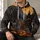 Black Cat Pumpkin Moonlit Haunted House Scene for Halloween Night Party Gatherings All-over Print Hoodie (Lightweight) - 6