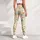 Ivory Orange Wildflowers for Yoga Pilates and Everyday Wear Leggings - 6