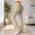 Ivory Orange Wildflowers for Yoga Pilates and Everyday Wear Leggings - 11