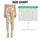 Ivory Orange Wildflowers for Yoga Pilates and Everyday Wear Leggings - 1
