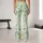 Mint Green Ditsy Daisy Florals for Yoga, Pilates and Everyday Active Lifestyle Leggings - 10