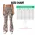 Blush Peach Small Wildflowers for Yoga Pilates and Everyday Wear Leggings - 7
