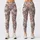 Blush Peach Small Wildflowers for Yoga Pilates and Everyday Wear Leggings - 3