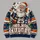 Santa Football Christmas Cheer for Holiday Game Day and Festive Winter Parties Fans All-over Print Hoodie (Lightweight) - 5
