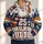Santa Football Christmas Cheer for Holiday Game Day and Festive Winter Parties Fans All-over Print Hoodie (Lightweight) - 1