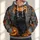 Black Cat And Pumpkin Full Moon Scene For Halloween Parties And Autumn Nights All-over Print Hoodie (Lightweight) - 1