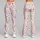 Peach Blossoms and Scarlet Hearts for Yoga, Pilates, and Everyday Springtime Style Leggings - 9