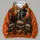 Raven Skull and Jack-o'-Lantern Halloween Scene for Autumn Night Celebrations and Parties All-over Print Hoodie (Lightweight) - 4