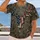 Patriotic Deer Skull and Antlers for Hunting Season and Rugged Outdoor Adventures All-over Print Unisex T-shirt - 2