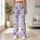 Lavender Daisy Blooms for Yoga Pilates and Everyday Casual Style Leggings - 11