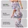 Lavender Daisy Blooms for Yoga Pilates and Everyday Casual Style Leggings - 2