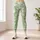 Mint Green White Daisies for Yoga, Pilates, and Everyday Wellness Style for Women Leggings - 4