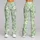 Mint Green White Daisies for Yoga, Pilates, and Everyday Wellness Style for Women Leggings - 9