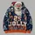 Santa Football Jolly Ball Club Christmas Game Night Gift for Holiday Sports Fans All-over Print Hoodie (Lightweight) - 5