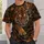Majestic Tiger In Autumn Woodland For Hiking, Camping And Outdoor Wildlife Lovers All-over Print Unisex T-shirt - 5