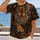 Majestic Tiger In Autumn Woodland For Hiking, Camping And Outdoor Wildlife Lovers All-over Print Unisex T-shirt - 2