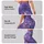 Lavender Celestial Stars for Yoga, Pilates and Everyday Errands Leggings - 2