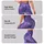 Lavender Celestial Stars for Yoga, Pilates and Everyday Errands Leggings - 8