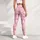 Soft Pink And Ivory Hearts For Yoga, Pilates, And Everyday Active Living For Women Leggings - 6