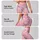 Soft Pink And Ivory Hearts For Yoga, Pilates, And Everyday Active Living For Women Leggings - 8