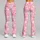 Soft Pink And Ivory Hearts For Yoga, Pilates, And Everyday Active Living For Women Leggings - 9