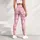 Soft Pink And Ivory Hearts For Yoga, Pilates, And Everyday Active Living For Women Leggings - 4