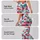 Bright Strawberry and Teal Leaf Motifs for Yoga, Pilates and Everyday Summer Style Leggings - 8