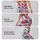 Bright Strawberry and Teal Leaf Motifs for Yoga, Pilates and Everyday Summer Style Leggings - 2