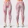 Soft Pink Marble Swirls for Yoga, Pilates, Studio Sessions and Everyday Activewear Leggings - 3