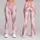 Soft Pink Marble Swirls for Yoga, Pilates, Studio Sessions and Everyday Activewear Leggings - 9