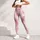 Soft Pink Marble Swirls for Yoga, Pilates, Studio Sessions and Everyday Activewear Leggings - 4