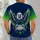Soaring Eagle Football Crest for Game Day Tailgates and Retro Sports Fans Everyday All-over Print Unisex T-shirt - 6