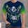 Soaring Eagle Football Crest for Game Day Tailgates and Retro Sports Fans Everyday All-over Print Unisex T-shirt - 4