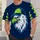 Fierce White Eagle Head With Lime Accents For Football Fans And Game Day All-over Print Unisex T-shirt - 5
