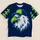 Fierce White Eagle Head With Lime Accents For Football Fans And Game Day All-over Print Unisex T-shirt - 1