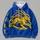 Running Hare Football Art for Game Day and Campus Sports Fans All-over Print Hoodie (Lightweight) - 4