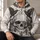 Gothic Skull, Crow, Moon and Roses for Dark Academia Autumn Occult Style Lovers All-over Print Hoodie (Lightweight) - 6