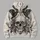 Gothic Skull, Crow, Moon and Roses for Dark Academia Autumn Occult Style Lovers All-over Print Hoodie (Lightweight) - 5