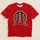 Scarlet Football Crest for Game Day Tailgates and Weekend Stadium Events for Fans All-over Print Unisex T-shirt - 1