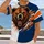Roaring Bear Football Spirit for Autumn Tailgates and Outdoor Game Days for Fans All-over Print Unisex T-shirt - 2