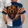 Roaring Bear Football Spirit for Autumn Tailgates and Outdoor Game Days for Fans All-over Print Unisex T-shirt - 6
